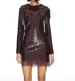 Style 1-3179579348-1498 JONATHAN SIMKHAI Purple Size 4 Free Shipping Cocktail Dress on Queenly