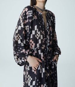 Style 1-3352343513-2696 Maria Cher Black Size 12 Print Plus Size Cocktail Dress on Queenly