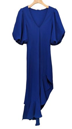 Style 1-3363630248-2696 Amanda Uprichard Blue Size 12 Plus Size Cocktail Dress on Queenly