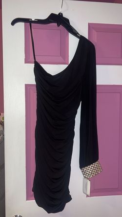 de Black Size 4 Mini Jersey Cocktail Dress on Queenly
