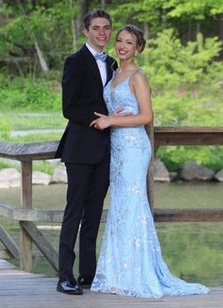 Panoply Blue Size 2 Prom Military Free Shipping Straight Dress on Queenly