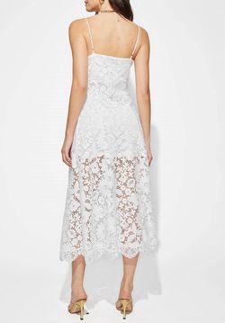 Style 1-3688428572-3236 Generation Love White Size 4 Lace Bachelorette Cocktail Dress on Queenly