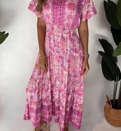 Style 1-3915153140-3973 Walker & Wade Pink Size 0 Military Straight Dress on Queenly