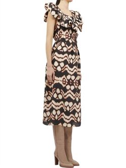 Style 1-4041133095-649 Ulla Johnson Black Size 2 Pattern Free Shipping Cocktail Dress on Queenly