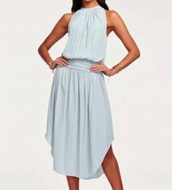 Style 1-4164667869-2696 Ramy Brook Blue Size 12 Fitted Free Shipping Cocktail Dress on Queenly
