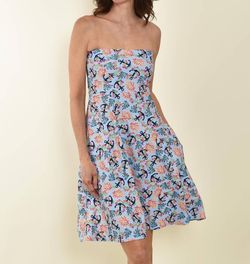 Style 1-4165302223-2696 Southwind Multicolor Size 12 Sorority Strapless Free Shipping Cocktail Dress on Queenly