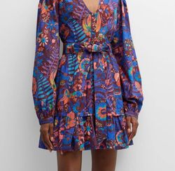 Style 1-489091519-2168 Marie Oliver Multicolor Size 8 Tall Height Sleeves Free Shipping Sorority Rush Cocktail Dress on Queenly