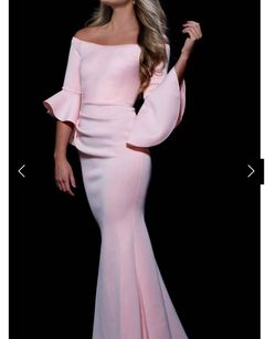 Style 1-890065008-98 JOVANI Pink Size 10 1-890065008-98 Mermaid Dress on Queenly