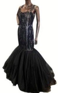Style VM1320 LM Collection Black Size 8 Floor Length Military 50 Off Mermaid Dress on Queenly