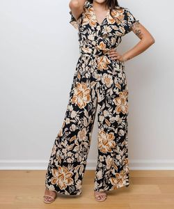 Style 1-1337563536-3011 entro Multicolor Size 8 Ruffles Floral Jumpsuit Dress on Queenly