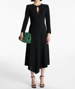Style 1-155589876-1498 A.L.C. Black Size 4 Tall Height Cocktail Dress on Queenly