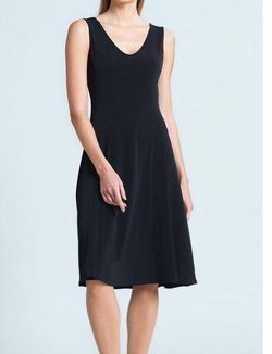 Style 1-1861317907-3818 CLARA SUNWOO Black Size 16 Polyester Spandex Plus Size A-line Cocktail Dress on Queenly