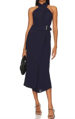 Style 1-1975818126-1498 A.L.C. Blue Size 4 Keyhole Tall Height Polyester Cocktail Dress on Queenly