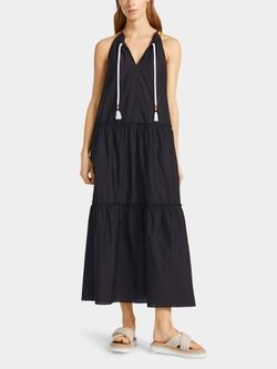 Style 1-303765108-95 Marc Cain Black Size 2 1-303765108-95 Cut Out Halter A-line Dress on Queenly