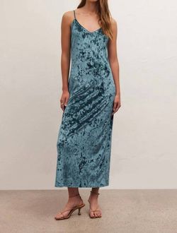 Style 1-3224295404-2696 Z Supply Blue Size 12 Free Shipping V Neck Tall Height Cocktail Dress on Queenly