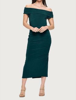 Style 1-344410708-3903 LAST TANGO Green Size 0 Polyester Spandex Cocktail Dress on Queenly