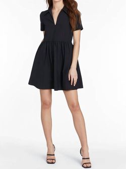 Style 1-358695174-2901 Amanda Uprichard Black Size 8 A-line Pockets Mini Cocktail Dress on Queenly