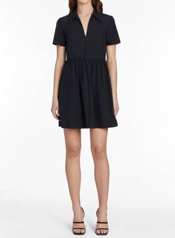 Style 1-358695174-2901 Amanda Uprichard Black Size 8 A-line Tall Height Mini Cocktail Dress on Queenly