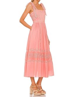 Style 1-3621227636-1901 LoveShackFancy Pink Size 6 Peach Pockets Tall Height Cocktail Dress on Queenly