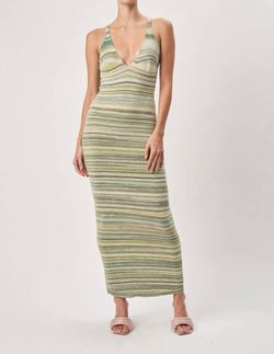 Style 1-3775841090-2901 RONNY KOBO Green Size 8 Polyester Free Shipping Spandex Straight Dress on Queenly