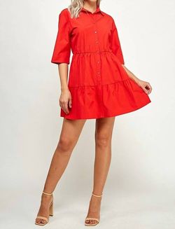 Style 1-3812998318-2901 ELLISON Red Size 8 Mini Cocktail Dress on Queenly