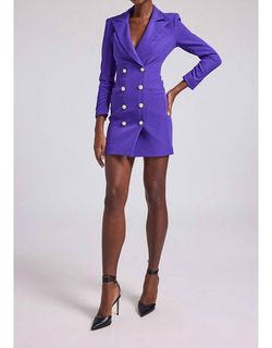 Style 1-4051082268-3855 Generation Love Purple Size 0 Tall Height Spandex Polyester Cocktail Dress on Queenly