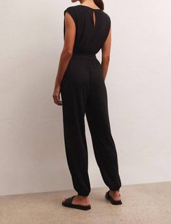 Style 1-4151033667-3855 Z Supply Black Size 0 Tall Height Floor Length Keyhole Jumpsuit Dress on Queenly
