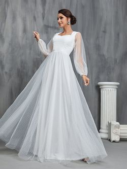 Style FSWD1184 Faeriesty White Size 8 Tall Height Jersey Floor Length Straight Dress on Queenly