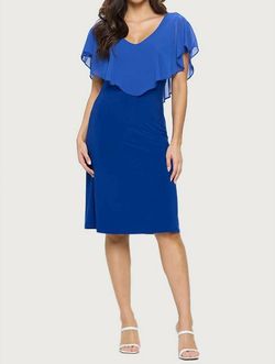 Style 1-891583828-2791 LAST TANGO Royal Blue Size 12 Cocktail Dress on Queenly