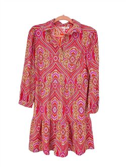 Style 1-901137960-3236 JUDE CONNALLY Hot Pink Size 4 Summer Free Shipping Cocktail Dress on Queenly