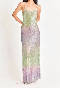 Style 1-241148137-1498 LoveShackFancy Purple Size 4 Pageant Floor Length Straight Dress on Queenly