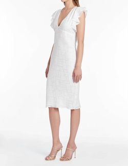 Style 1-3197721937-2901 Amanda Uprichard White Size 8 Polyester Tall Height Bridal Shower Free Shipping Cocktail Dress on Queenly