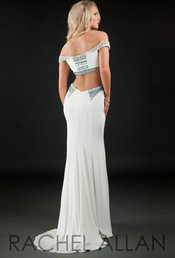 Style WS10MB Rachel Allan White Size 10 Floor Length Rachael Allan Mermaid Dress on Queenly