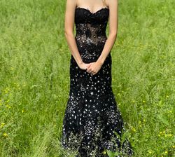 Sherri Hill Black Size 0 Tall Height Prom Mermaid Dress on Queenly