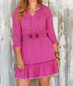 Style 1-1027928148-3903 Cabana Life Pink Size 0 High Neck A-line Cocktail Dress on Queenly