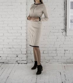 Style 1-1485364826-1465 Mikah Nude Size 28 Jersey Tall Height Cocktail Dress on Queenly