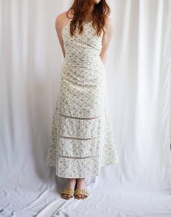 Style 1-1568116118-2901 Just Me White Size 8 Print Polyester Straight Dress on Queenly