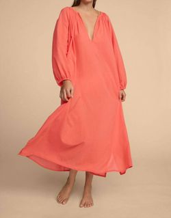 Style 1-1766230954-3933 MIKOH Orange Size 0 Long Sleeve Straight Dress on Queenly