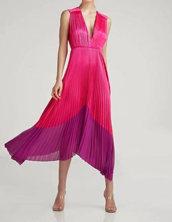 Style 1-1937266309-649 AMUR Pink Size 2 Polyester Free Shipping V Neck Cocktail Dress on Queenly