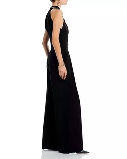Style 1-1955692449-1498 A.L.C. Black Size 4 Tall Height Floor Length Jumpsuit Dress on Queenly
