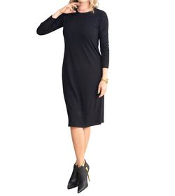 Style 1-201783663-1465 Daniella Faye Black Size 28 Free Shipping Long Sleeve Cocktail Dress on Queenly