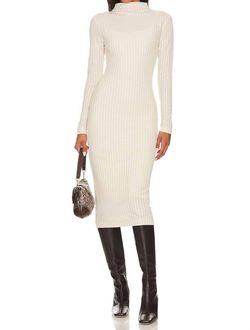 Style 1-4294442397-2696 STEVE MADDEN White Size 12 Jersey Long Sleeve Free Shipping Cocktail Dress on Queenly