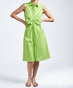 Style 1-532663800-2901 THE SHIRT Green Size 8 Tall Height Cocktail Dress on Queenly