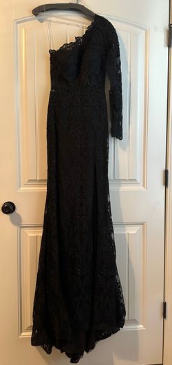MoriLee Black Size 0 Short Height Mori Lee Medium Height Floor Length A-line Dress on Queenly