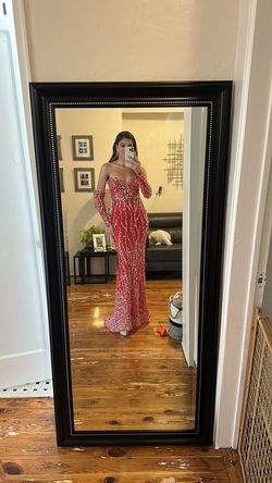 Juan Carlos Red Size 4 Mermaid Dress on Queenly