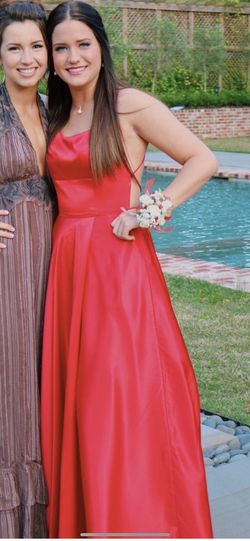 Style N° 51631 Sherri hill Red Size 2 Floor Length Ball gown on Queenly