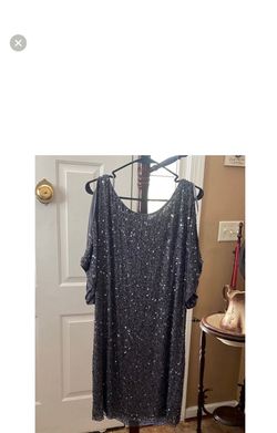 Style RN 10871 Aidan Mattox Silver Size 14 50 Off Sequined Cocktail Dress on Queenly
