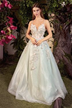 Style A1040 Andrea & Leo Couture Green Size 8 Floor Length Tall Height A1040 Ball gown on Queenly