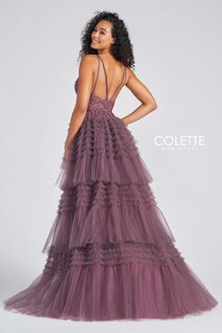 Style CL12281 Colette By Mon Cheri Purple Size 2 Tulle Cl12281 Tall Height A-line Dress on Queenly