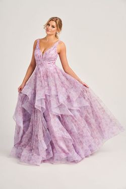 Style CL5273 Colette By Mon Cheri Purple Size 6 Pageant Floor Length Cl5273 Tall Height A-line Dress on Queenly